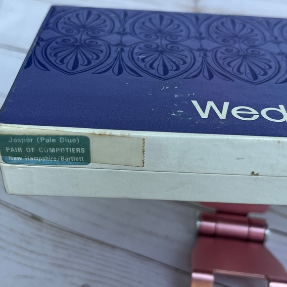 Wedgewood Vintage Seal of State Series Jasperware Set 6 New Hampshire Barlett - Picture 6 of 9